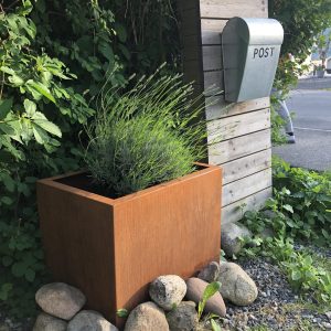 Plantekasse Corten 61x41x45cm